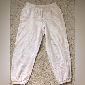 Pink tie dye Old Navy sweatpants